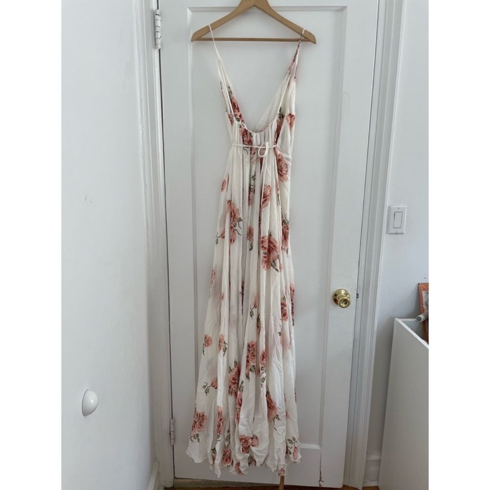 Reformation Callalily Floral Wrap Maxi Dress in Henrietta - Picture 12 of 12